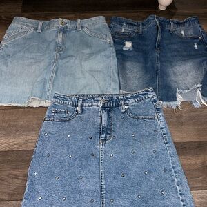 Denim Skirts